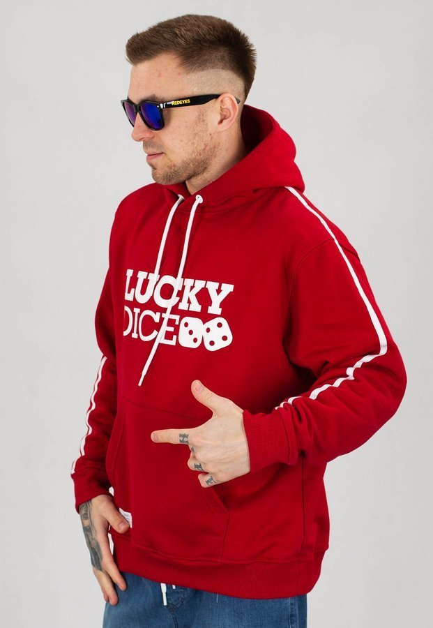 Bluza Lucky Dice Classic PJP czerwona