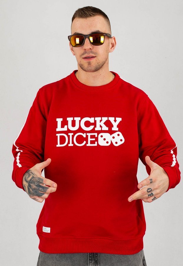 Bluza Lucky Dice Classic PJP czerwona