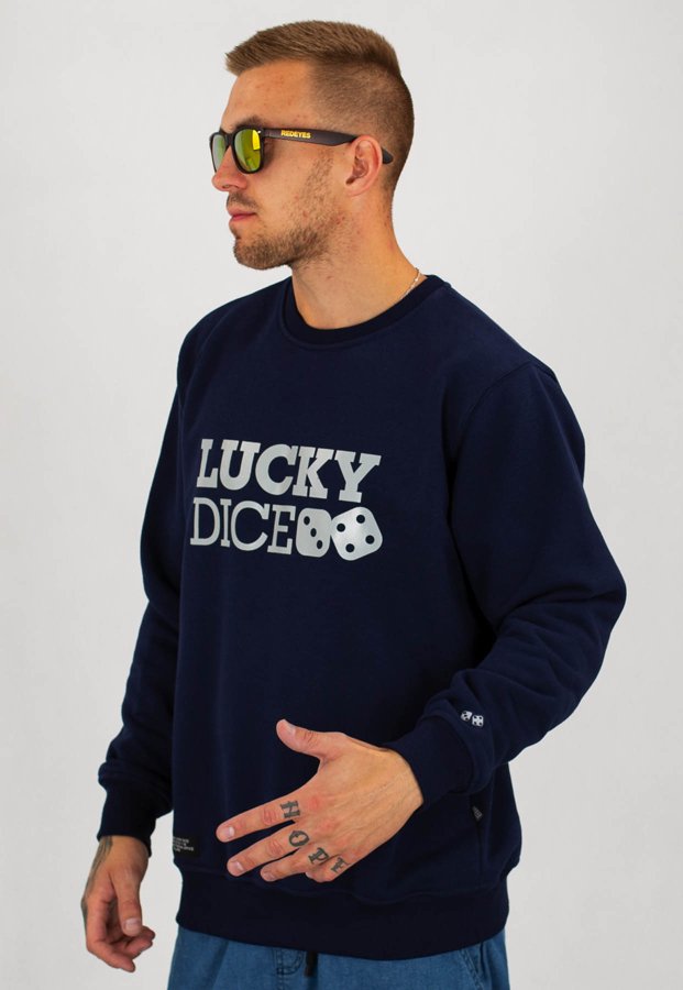 Bluza Lucky Dice Classic granatowa