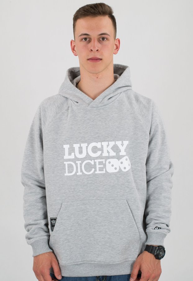 Bluza Lucky Dice Classic szara