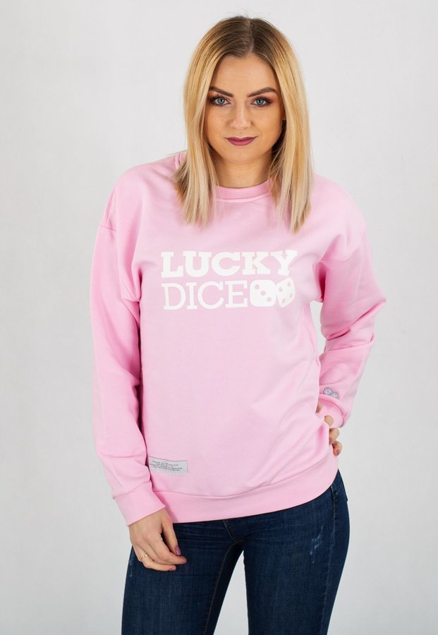 Bluza Lucky Dice Logo Girls różowa