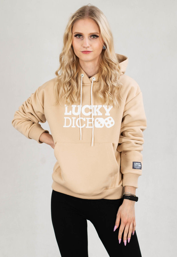 Bluza Lucky Dice Logo One beżowa