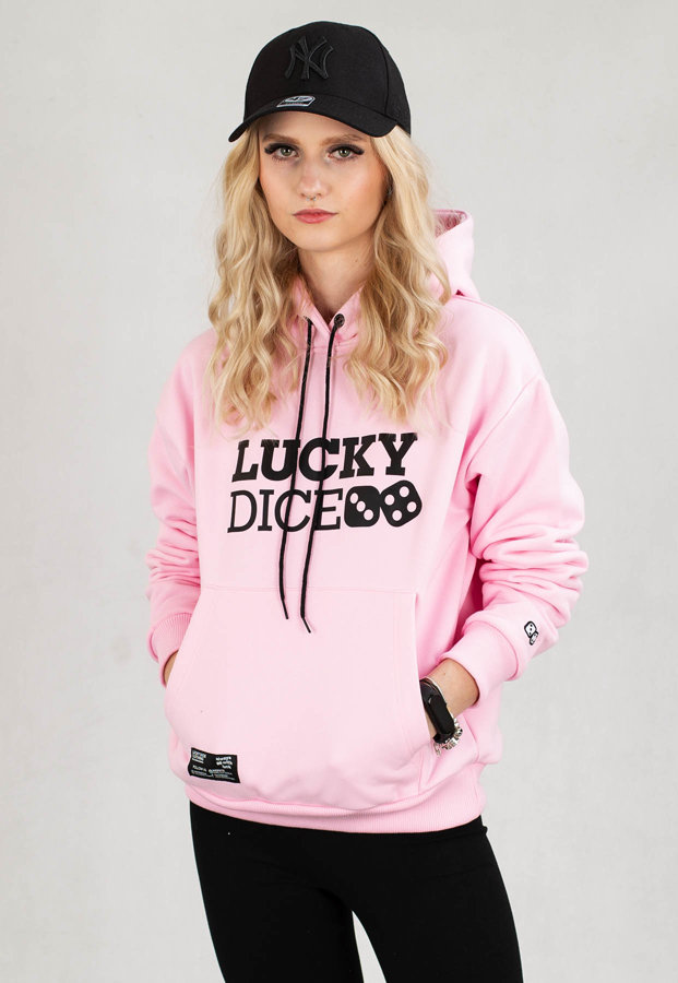 Bluza Lucky Dice Logo One różowa