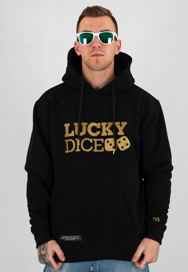 Bluza Lucky Dice Logo czarna