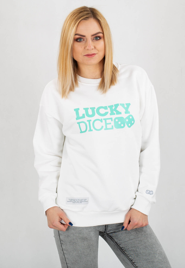 Bluza Lucky Dice Simple Dice biała