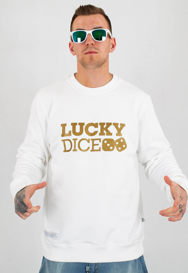 Bluza Lucky Dice Simple Dice biała