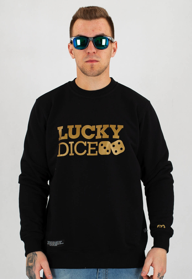 Bluza Lucky Dice Simple Dice czarno złota