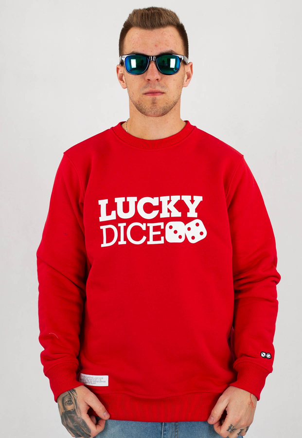 Bluza Lucky Dice Simple Dice czerwona