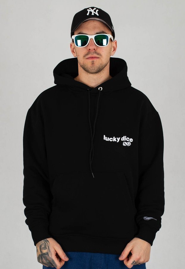 Bluza Lucky Dice Wave Logo czarna