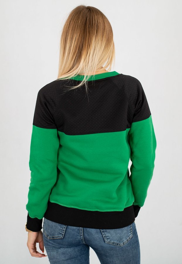 Bluza Outsidewear Combined czarno zielona