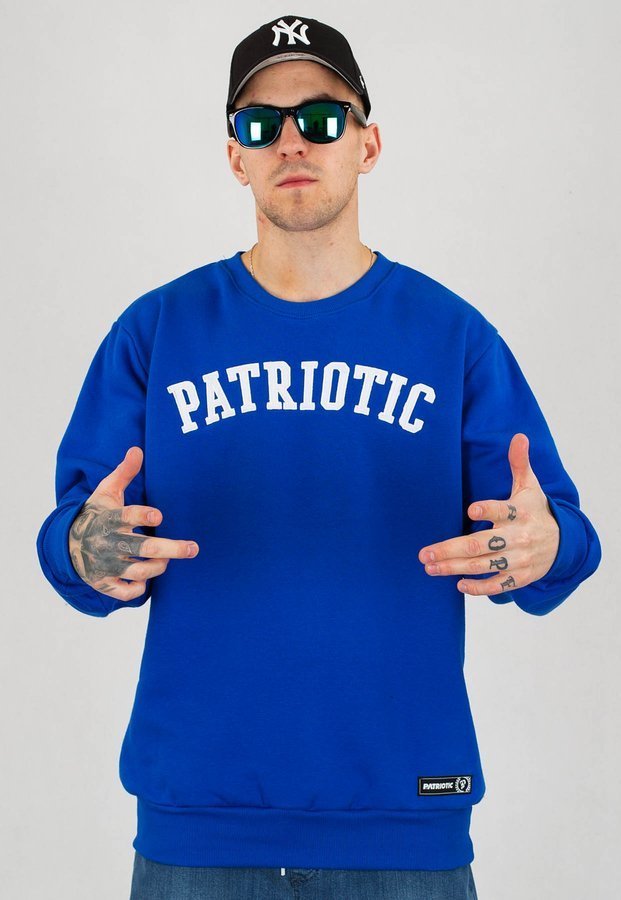 Bluza Patriotic Patch niebieska + CD V.E.T.O. - Drugie Życia Techniczne Gratis!