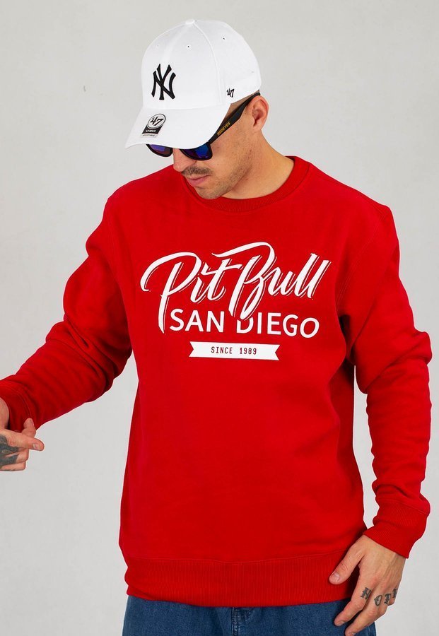 Bluza Pit Bull El Jeffe czerwona