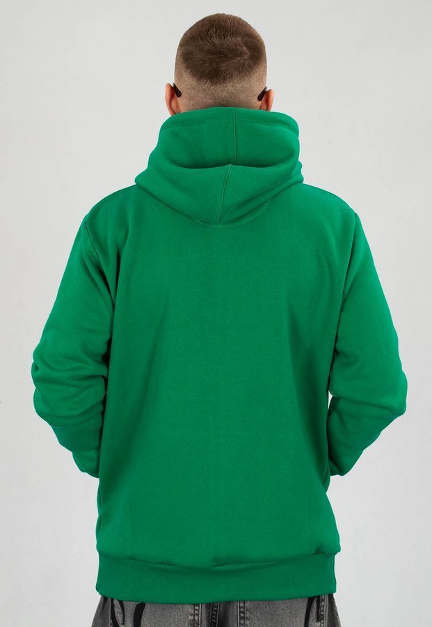 Bluza Prosto Zip Baseick ciemno zielona