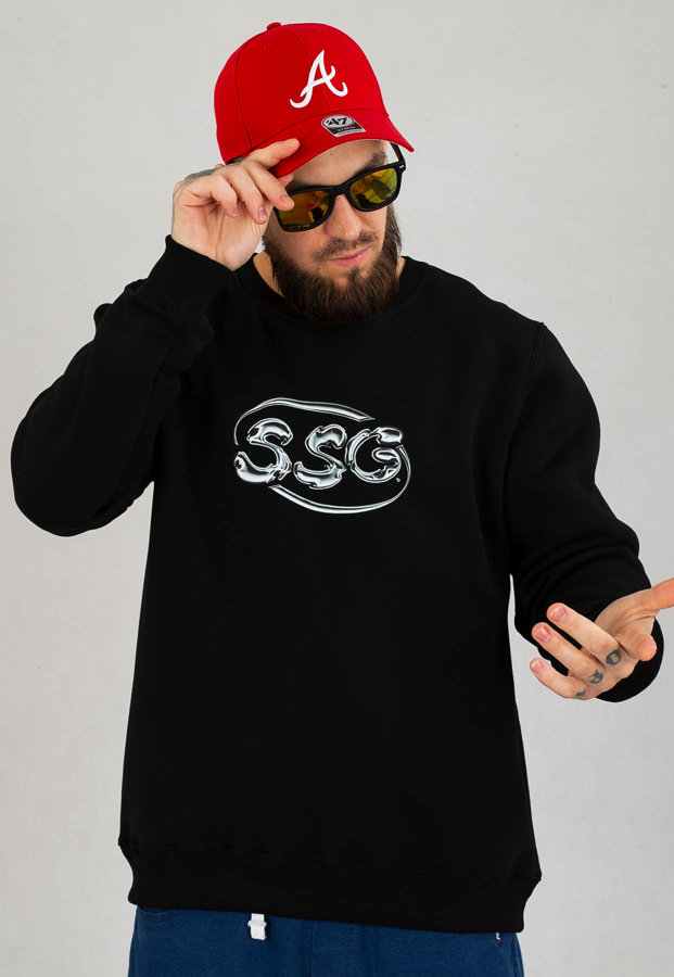 Bluza SSG Crewneck SSG Acid czarna