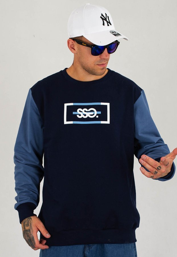 Bluza SSG Cut Logo granatowa jeans