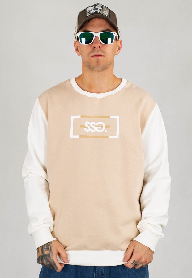 Bluza SSG Cut Logo nude jasno beżowa