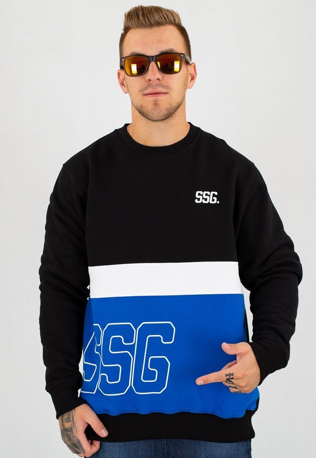 Bluza SSG Double SSG czarno niebieska