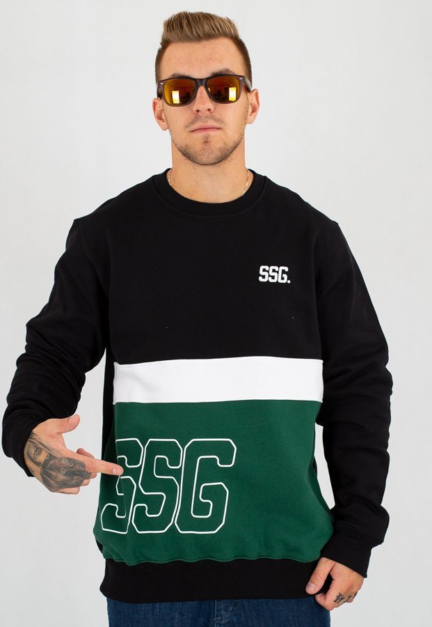 Bluza SSG Double SSG czarno zielona