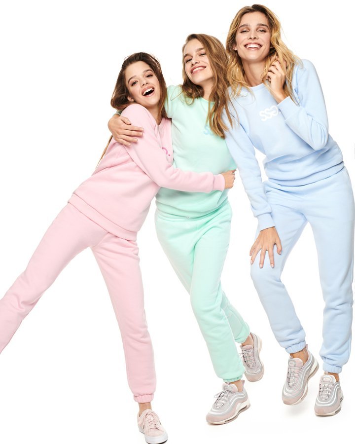 Bluza SSG Girls Reglan Candy Colors jasno różowa