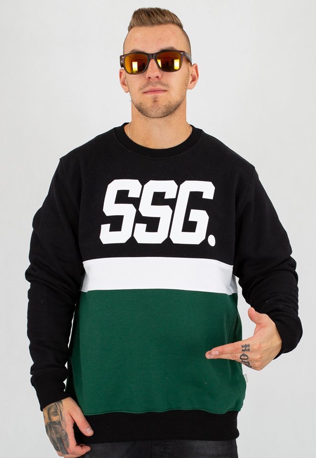 Bluza SSG Triple Line czarno zielona
