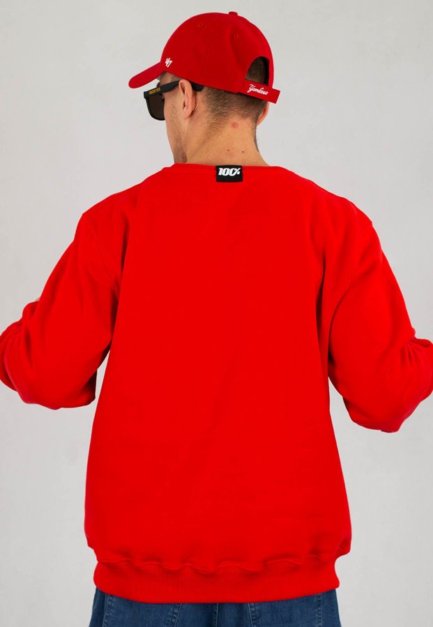 Bluza Stoprocent Big Tag czerwono czarna