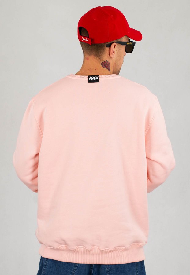 Bluza Stoprocent Big Tag różowo czarna
