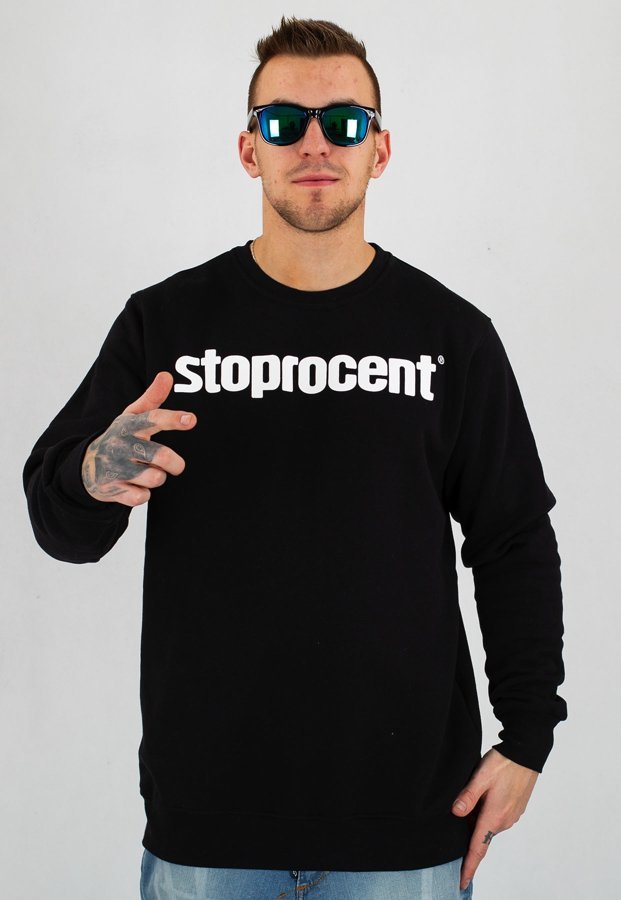 Bluza Stoprocent Classic Logo czarna
