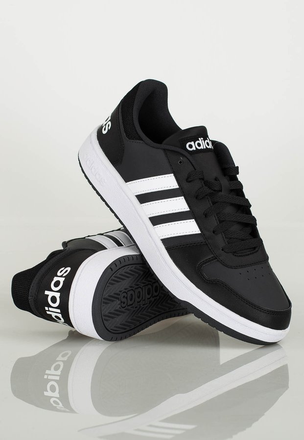 Buty Adidas Hoops 2.0 B44699 czarno białe
