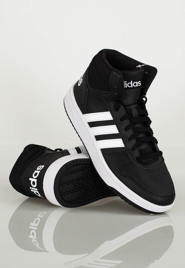 Buty Adidas Hoops Mid 2.0 BB7207 czarno białe