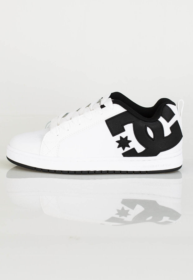 Buty DC Shoes Court Graffik M Shoe 300529-WLK białe
