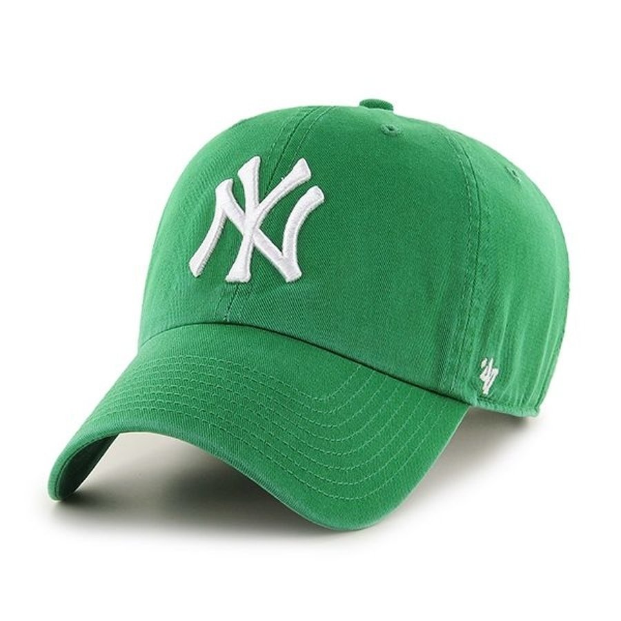 Czapka 47 Brand Clean Up MLB New York Yankees zielona