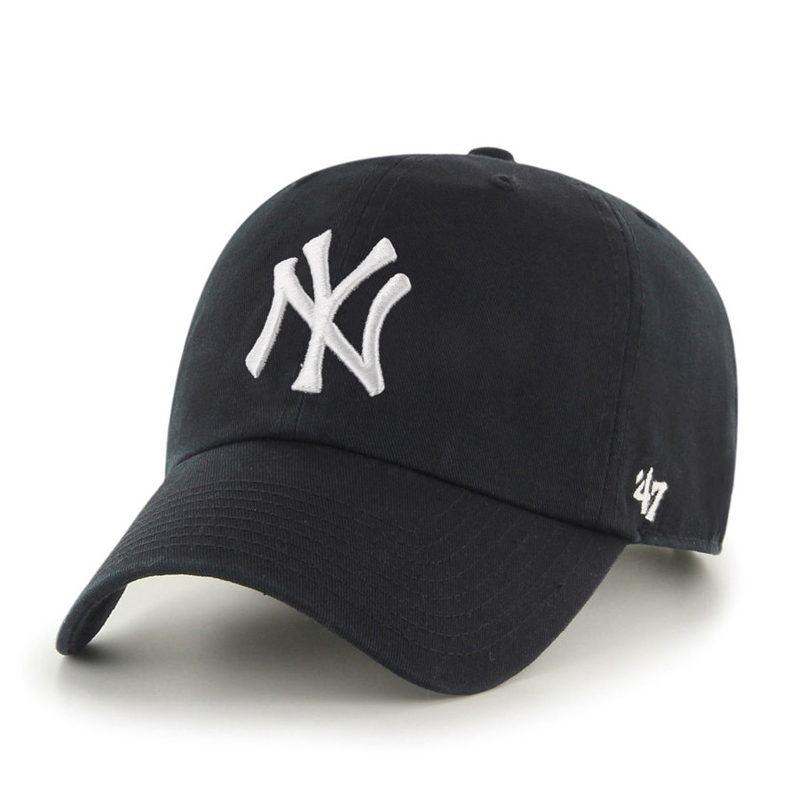 Czapka 47 Brand MLB New York Yankees '47 CLEAN UP (B-RGW17GWS-BKD)