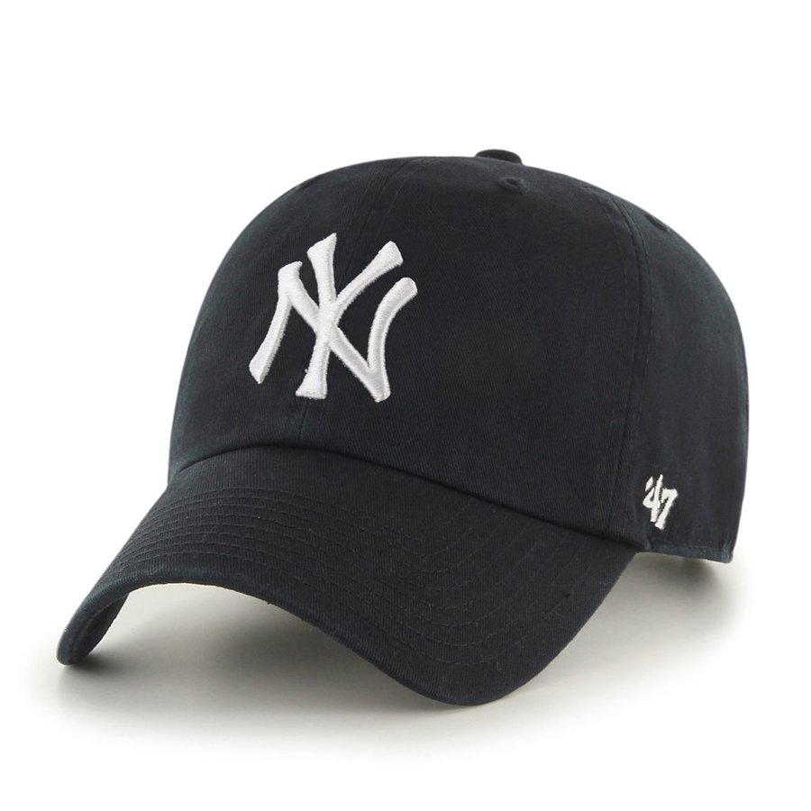 Czapka 47 Brand MLB New York Yankees '47 CLEAN UP czarna