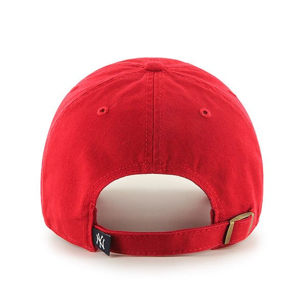 Czapka 47 Brand MLB New York Yankees '47 CLEAN UP czerwona