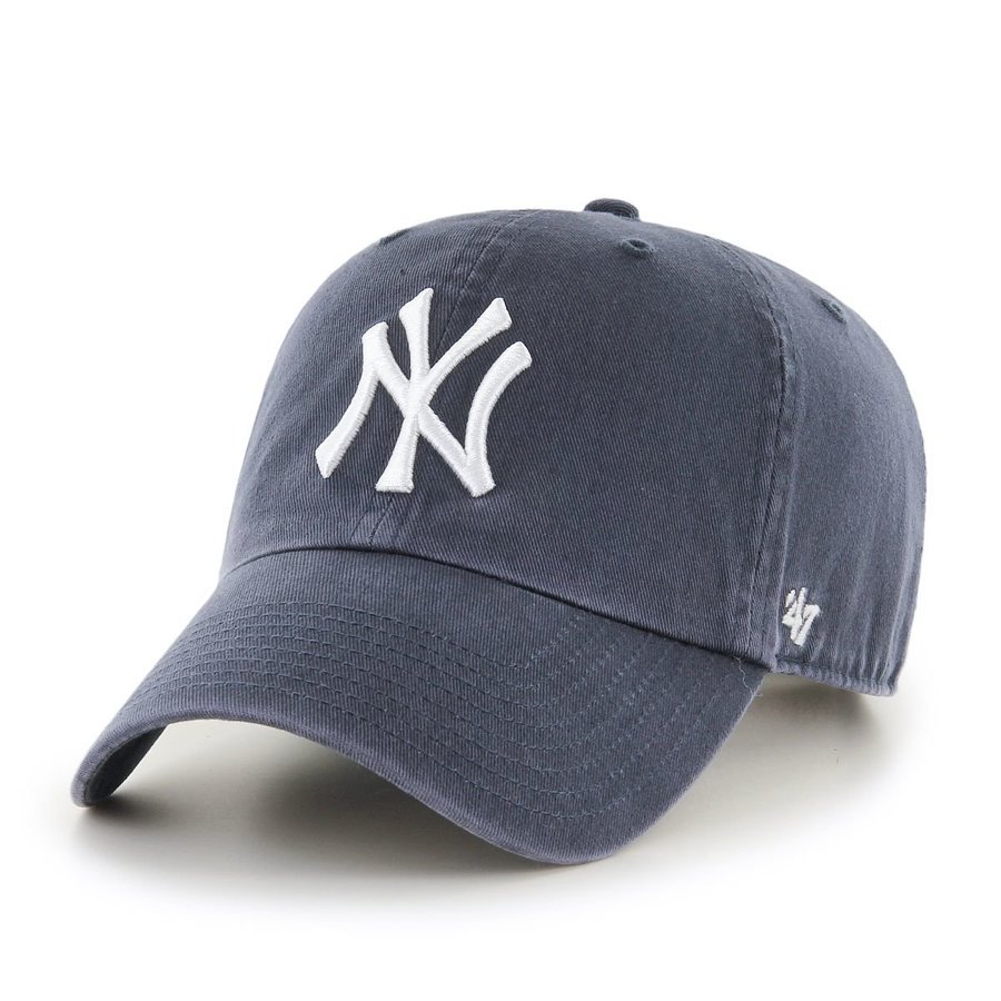 Czapka 47 Brand MLB New York Yankees '47 CLEAN UP szara