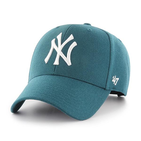 Czapka 47 Brand MLB New York Yankees '47 MVP Snapback zielona B-MVPSP17WBP-PG