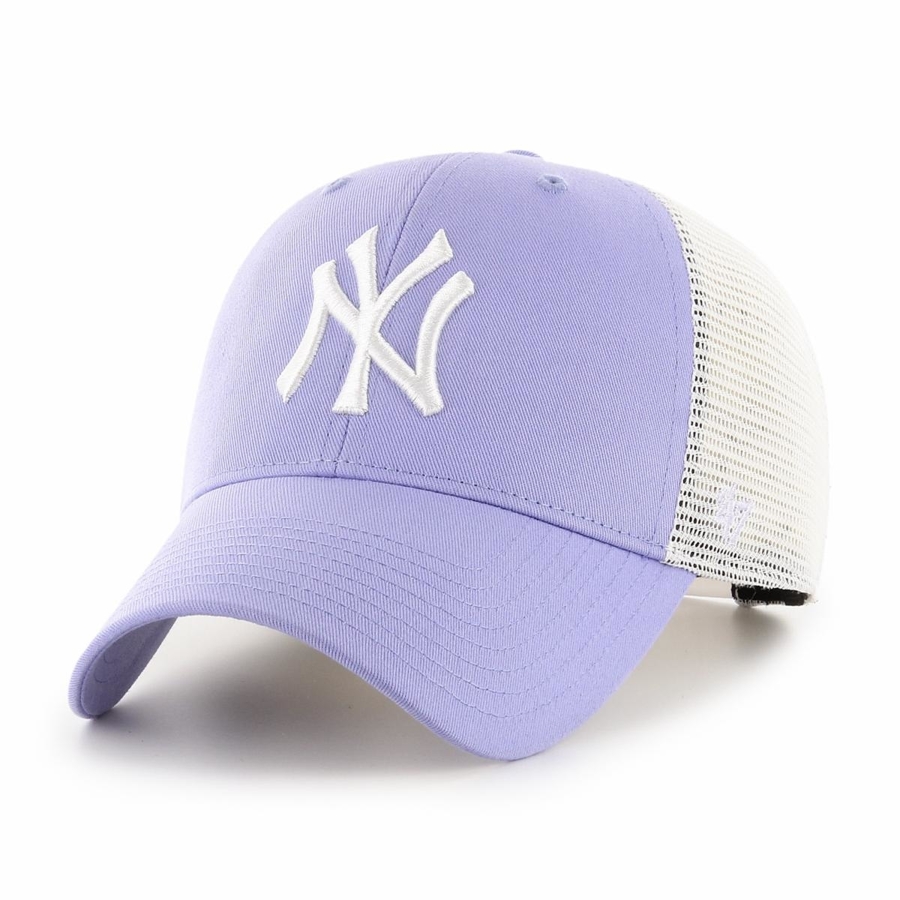 Czapka 47 Brand MLB New York Yankees Flagship '47 MVP fioletowa