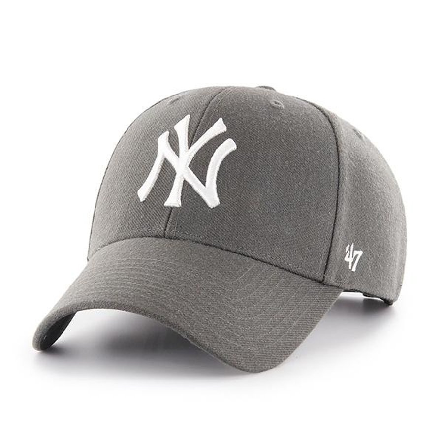 Czapka 47 Brand MVP Snapback MLB New York Yankees ciemno szara