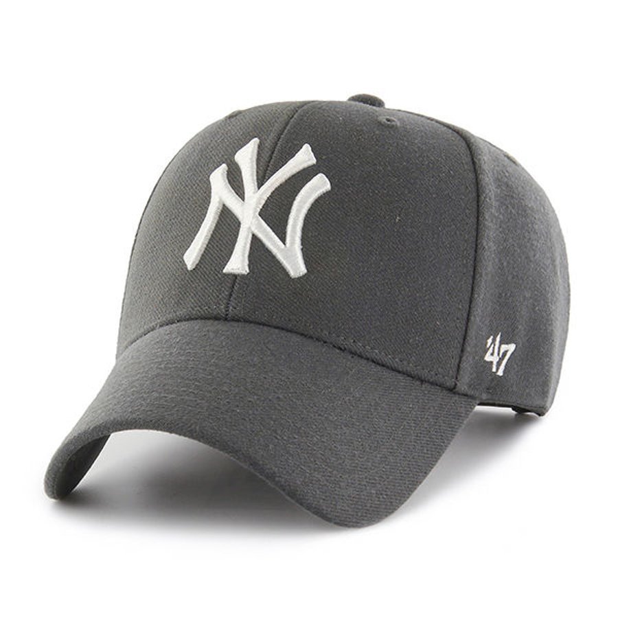 Czapka 47 Brand MVP Snapback MLB New York Yankees grafitowa