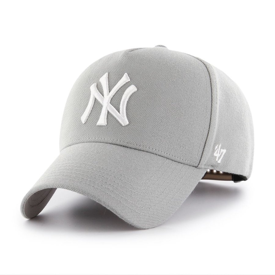 Czapka 47 Brand MVP Snapback MLB New York Yankees szara