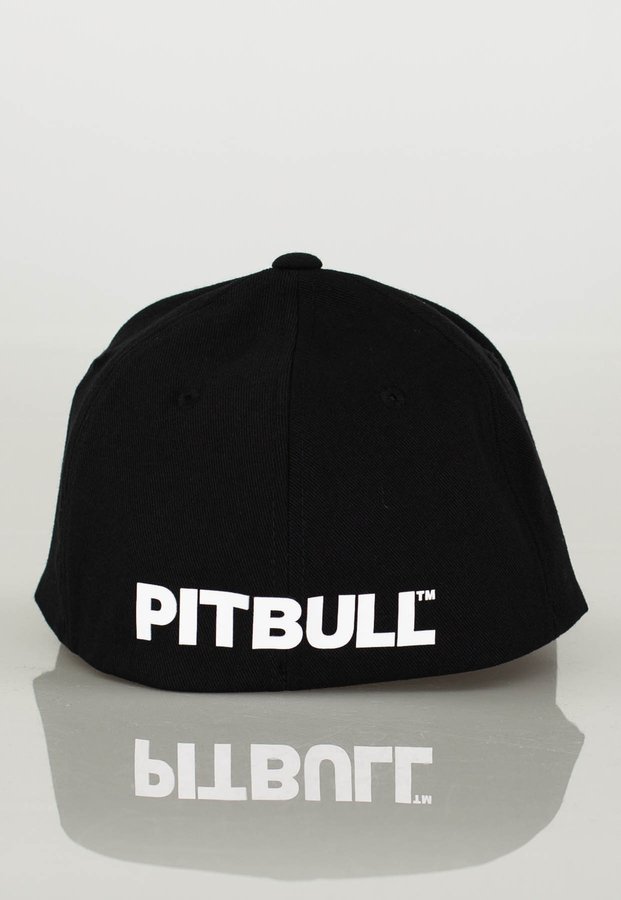 Czapka Full Cap Pit Bull New Logo biało czarna