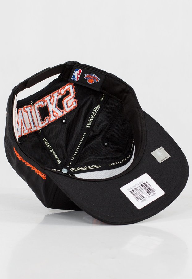 Czapka Snapback Mitchell & Ness NBA Black Riptop Honeycomb Knicks