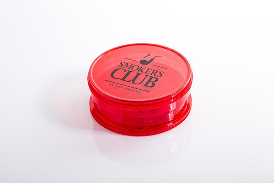 Grinder Diamante Wear 2-częściowy 'Smokers Club' czerwony