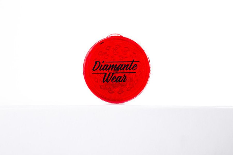 Grinder Diamante Wear 3-częściowy 'DW' czerwony