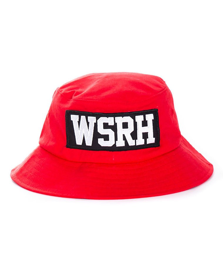 Kapelusz WSRH Bucket Hat czerwony