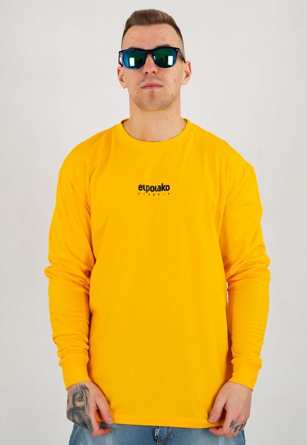 Longsleeve El Polako Mini Logo żółty
