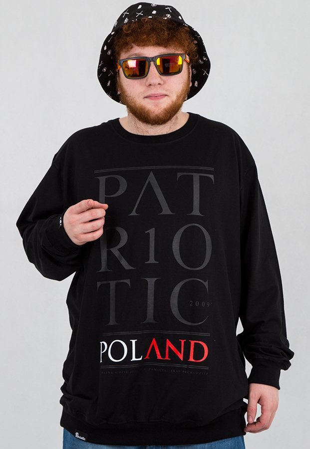 Longsleeve Patriotic Poland czarny