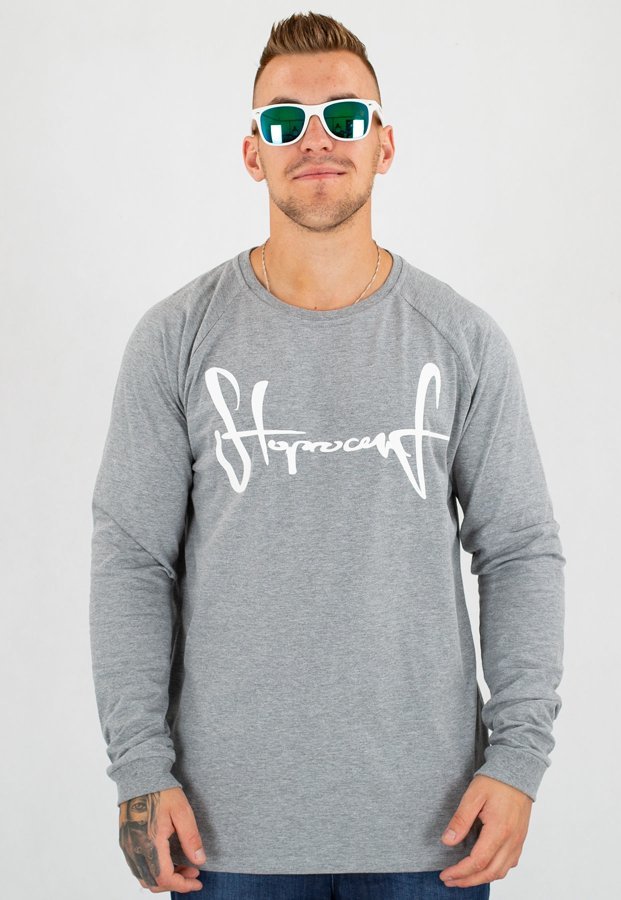 Longsleeve Stoprocent Base Tag szary