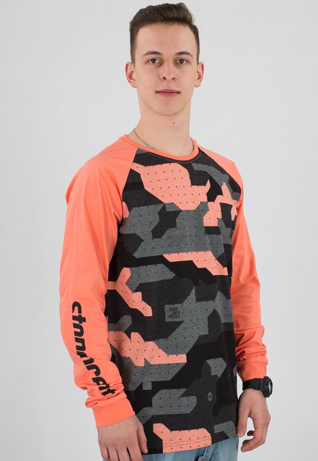 Longsleeve Stoprocent Camo 18 coral