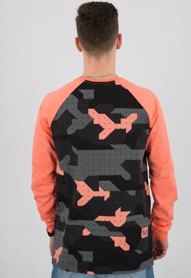 Longsleeve Stoprocent Camo 18 coral